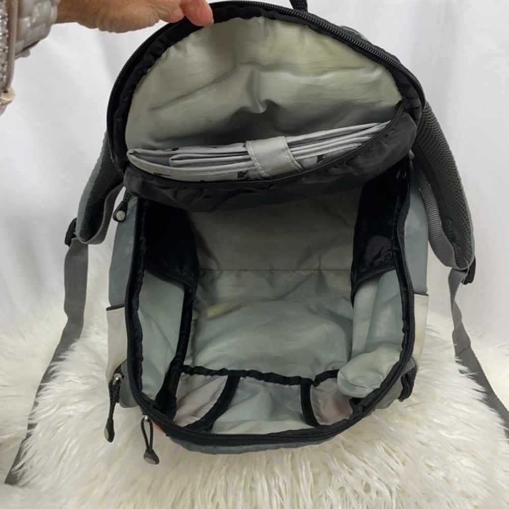 Columbia Gray And Orange Backpack - image 7